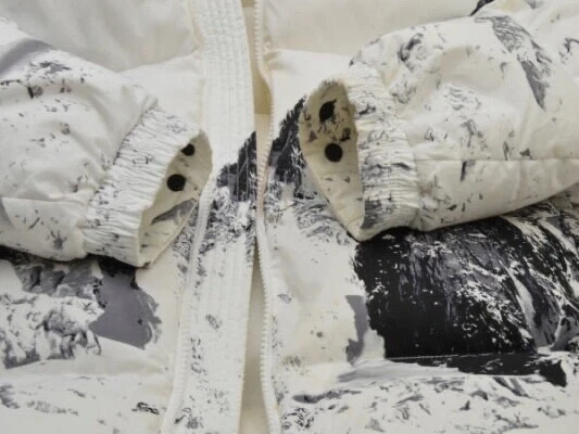 MONCLER CHABERTON Piumino Cappuccio Montagna Bianco Taglia 0 (F20911A56100)