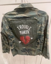 Zara Girls camo jacket - Size 11 12 Casual Collection Outerwear Trouble Maker