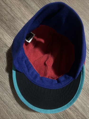 VTG 80s Patagonia Fleece Duckbill Winter Hat  Ear Flap Cap MADE IN THE USA - Picture 3 of 7