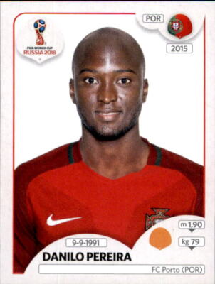 Panini WM 2018 World Cup Russia - Sticker 123 - Danilo Pereira - Portugal