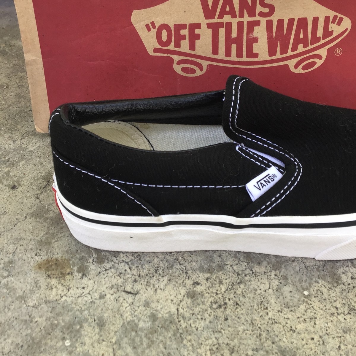 超希少 VANS LOS ANGELES SLIP ON US9.5 27.5 VANS Classic Slip-On lack True White Unisex Shoes Kids Size 3 | eBay