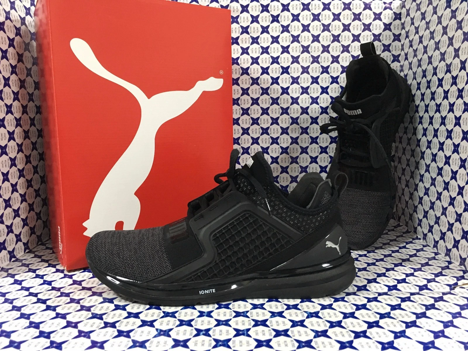 Scarpe PUMA Ignite Uomo SCONTATE Limitness Knit Nero 189987
