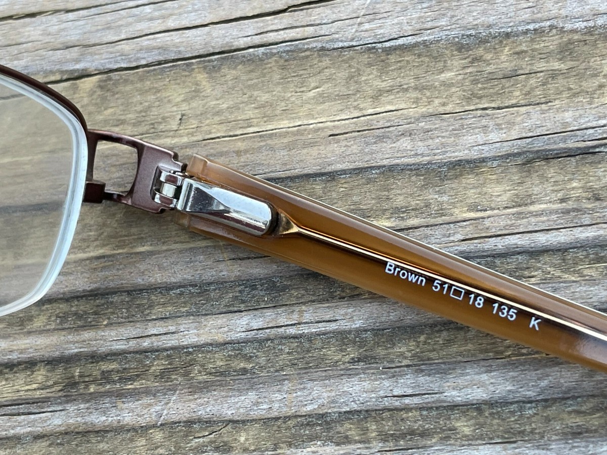 La Scala Women Eyeglasses Frame Handmade Glasses Brown Frame  display picture 1