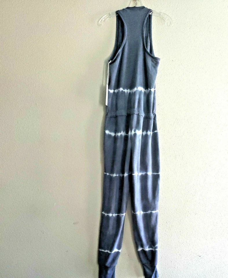 YFB Young Fabulous Broke Terry Jumpsuit Racerback Tie Dye Pocket Stretch NWT$199 - Image 4 of 4