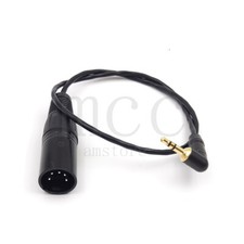 5 pin XLR male Plug to 3.5mm Stereo Jack ARRI XT Audio Cable 20"