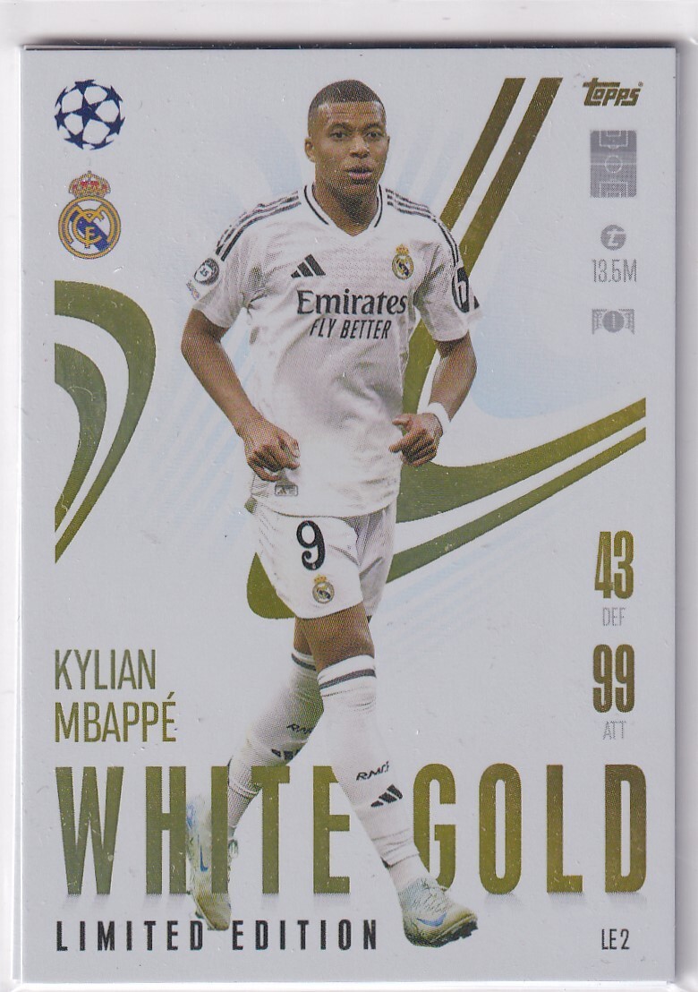 MBAPPE TOPPS 3枚セット！ 2022-23 Topps Finest UCL PSG Kylian Mbappe Blue/Aqua