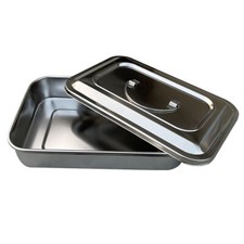 Dental Instruments Tray Doctor Lab Sterilising Box Stainless Steel Containe 9''