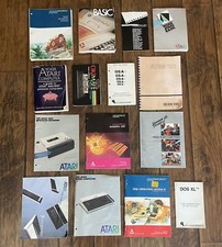 Lot of 15 Vintage Atari Computer Books & Manu...