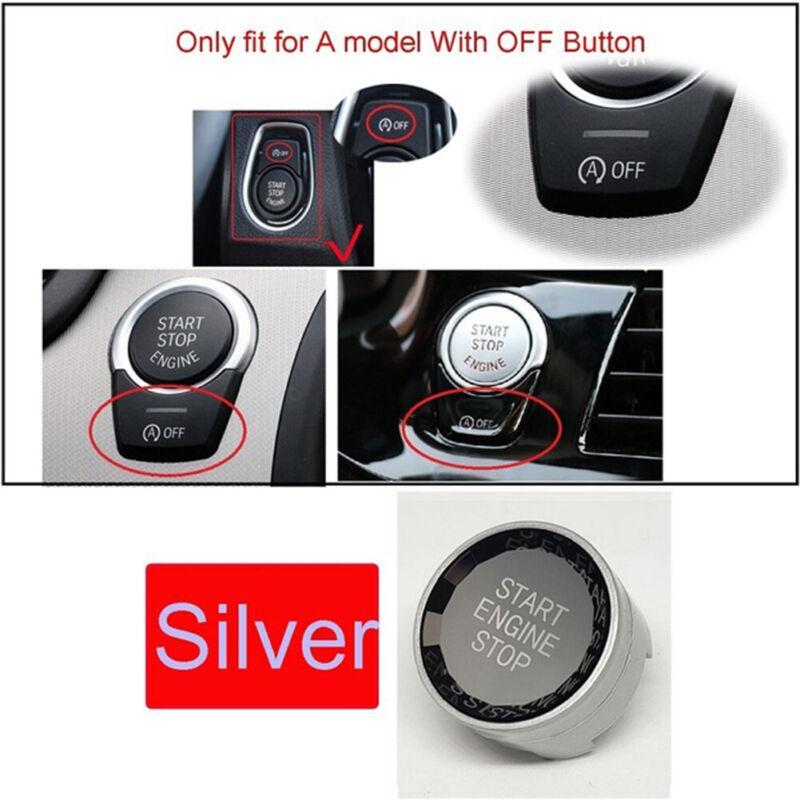 Crystal Silver Start Stop Engine Switch Button Cover For BMW F20 F21 F22 F23 F30