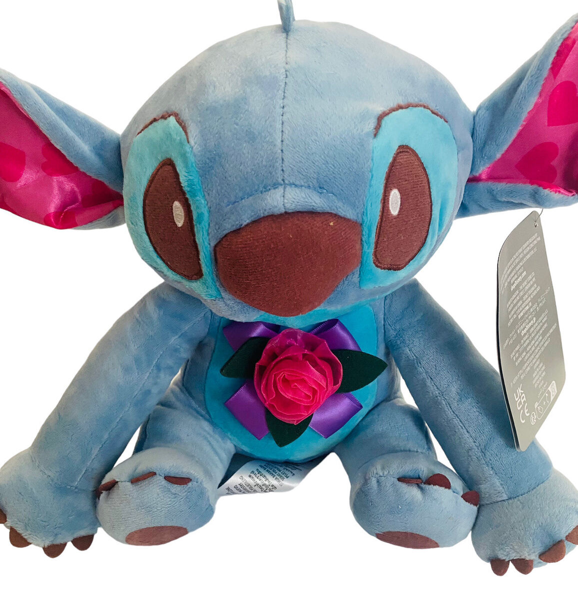 Peluche STITCH con CUORE ROSSO Disney Stitch & Lilo Original Amore