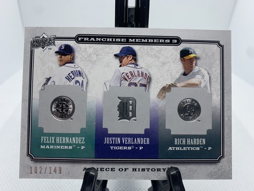 2008 A Piece of History Franchise Members 3 Silver Justin Verlander /149