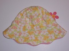 Gymboree girls VTG "WILDFLOWER FIELDS" 6-18mth HAT...FLORAL...2004 TAG