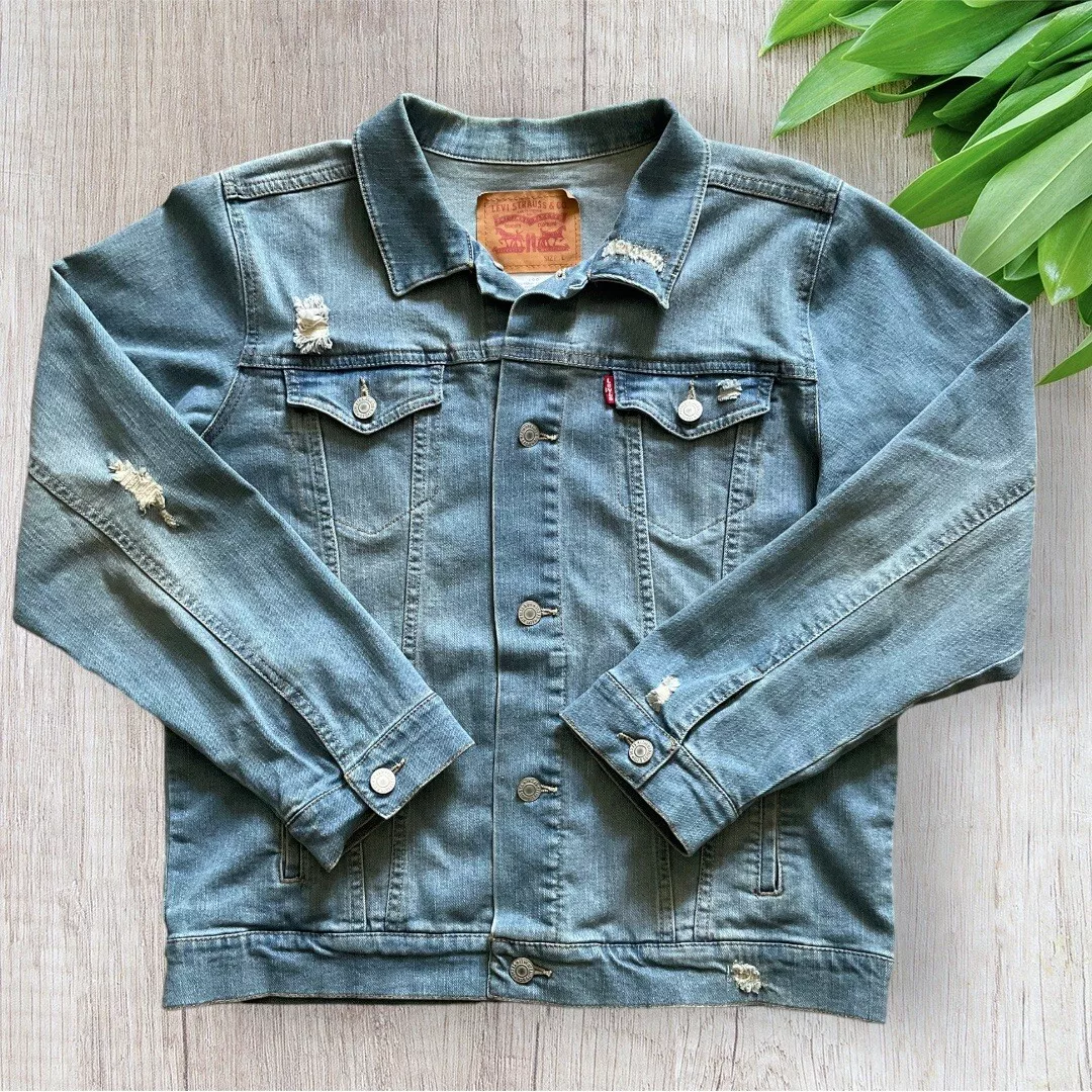 Big boys denim jacket sale