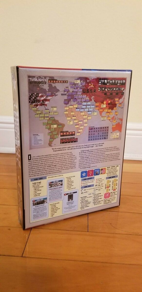 GMT Games - Twilight Struggle Deluxe Edition, 8th Printing