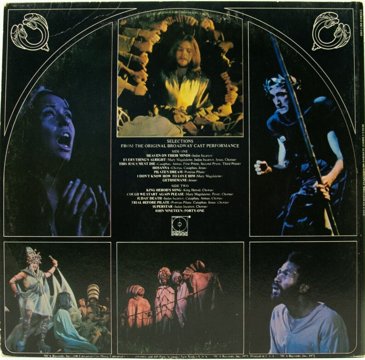 Jesus Christ Superstar Vinyl Record Album Original Broadway Cast