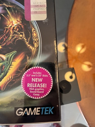 SEALED GameTek Prophecy Viking Child 1991 IBM PC 5.25" 3.5" Big Box RARE - Picture 8 of 14
