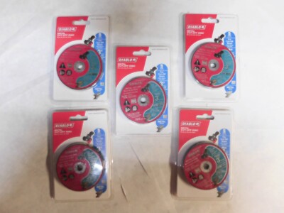 Diablo 3'' METAL CUT OFF DISC DBD030045105F- Five- 5 Packs (25 disc) -3/8 Arbor