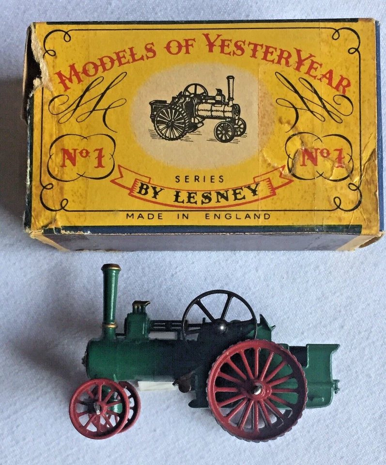 Lesney MATCHBOX Models Of YesterYear No 1 Allchin 7-N.H.P. Traction Eng Orig Box - Image 2 of 4