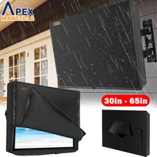 30"-65" Outdoor TV Cover Fitted Weatherproof Flat Screen Television Protector