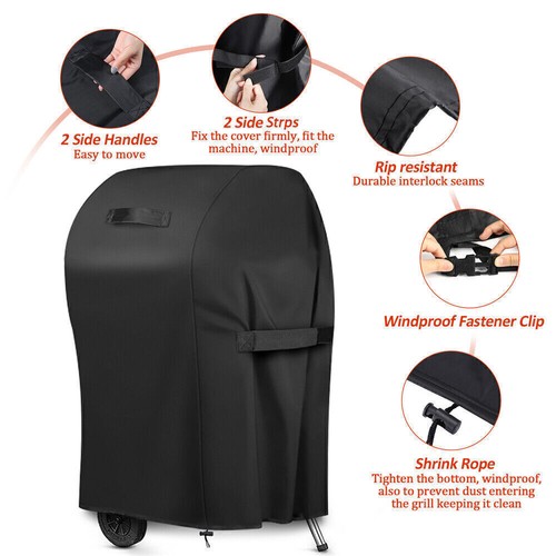 For Weber Spirit 210 7105 420D BBQ Grill Waterproof Cover Gas Grill Protector - Bild 2 von 11