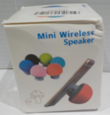 Mushroom Mini Wireless Speaker Pink Silcone Sucker USB BT Wireless 2024 New