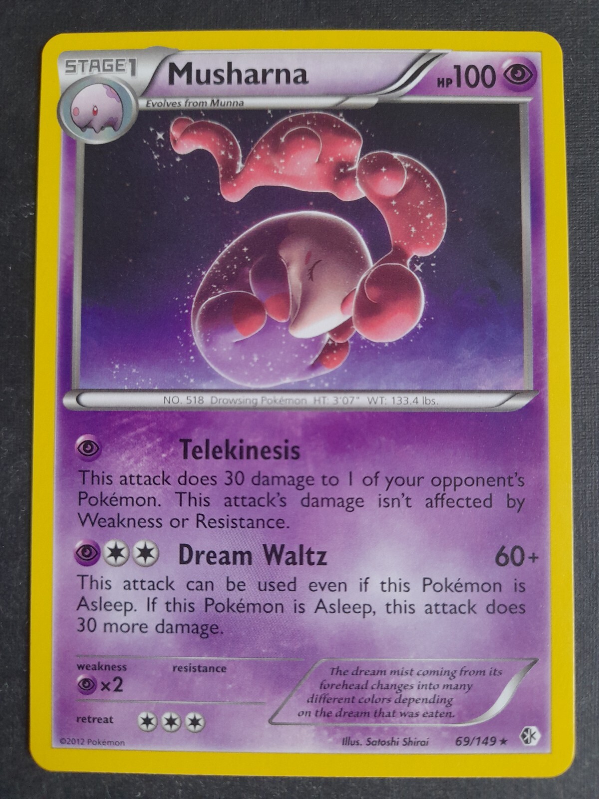 Musharna 69/149 Boundaries Crossed MINT Condition