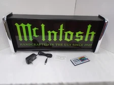 Mcintosh LED Display lighted sign lightbox Wall hanging Light