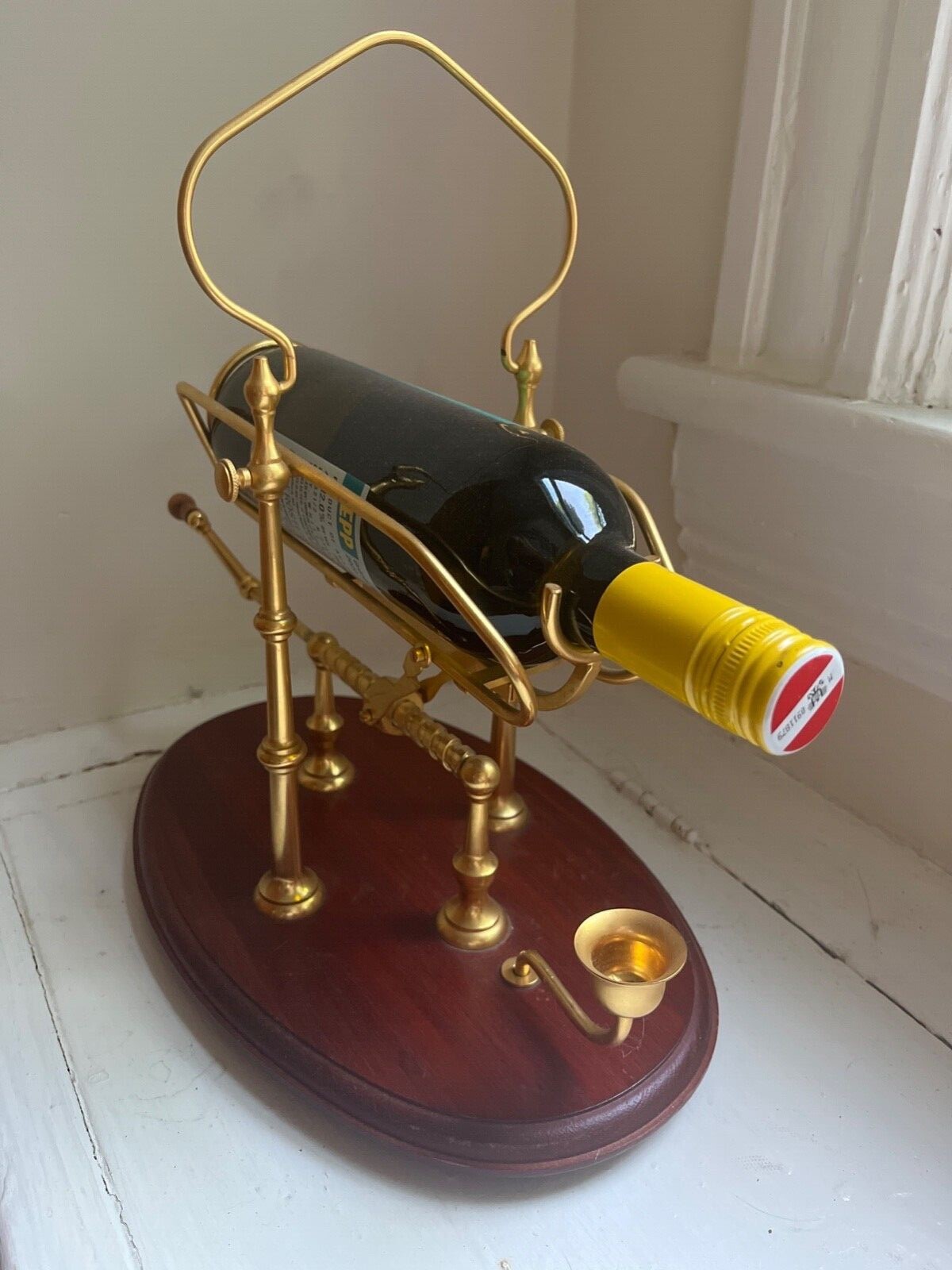 Vintage Mechanical Wine Cradle Pouring Device Antique, French Decanter