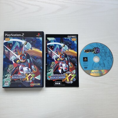 PS2 Megaman Rockman X7 X8 Command Power Battle Sony Playstation