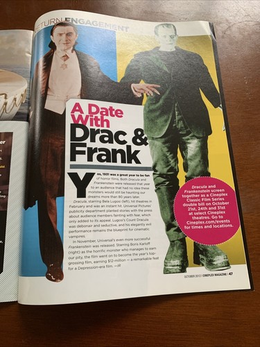 Cineplex Magazine Daniel Craig Cover October 2012 Skyfall - Picture 8 of 8