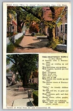 The Heavenly Town. Provincetown Cape Cod Massachusetts  Postcard