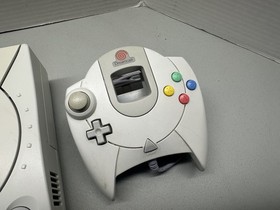 Sega Dreamcast HKT-3020 Console W/  2 Controllers - Powers On, Untested, W/game