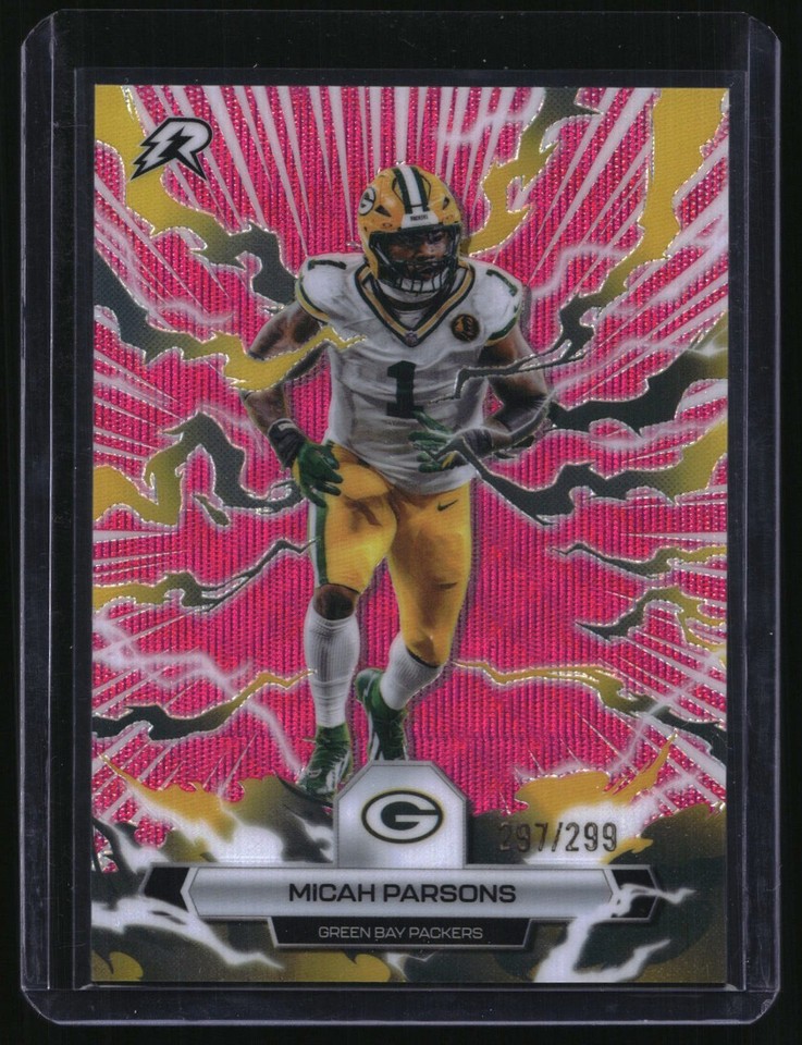 2025 Topps Resurgence #26 Micah Parsons Magenta Surge 297/299 Packers