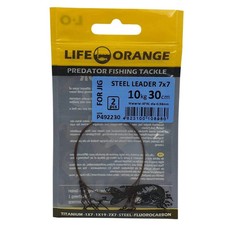 Life Orange 7x7 Steel Leader