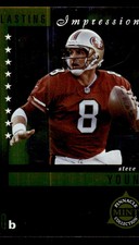 1998 PINNACLE MINT STEVE YOUNG 5 MINT LASTING IMPRESSIONS SAN FRANCISCO 49ERS