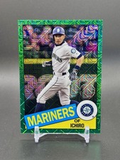 2020 Topps Chrome 1985 Ichiro Suzuki Green Mojo Refractor #06/99 Mariners