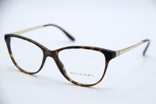 NEW BVLGARI BV 3029 501 HAVANA GOLD AUTHENTIC FRAMES EYEGLASSES 53-16