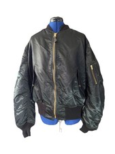Classic MA-1 Style Flight Jacket Made In USA Branded Ideal Camel Big Vegas XL