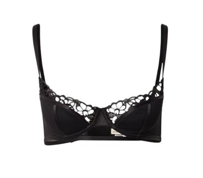 SCANDALE Le Balconet 1/2 Spacer Sublime-Black Women Bra 75D black Guipure Laces