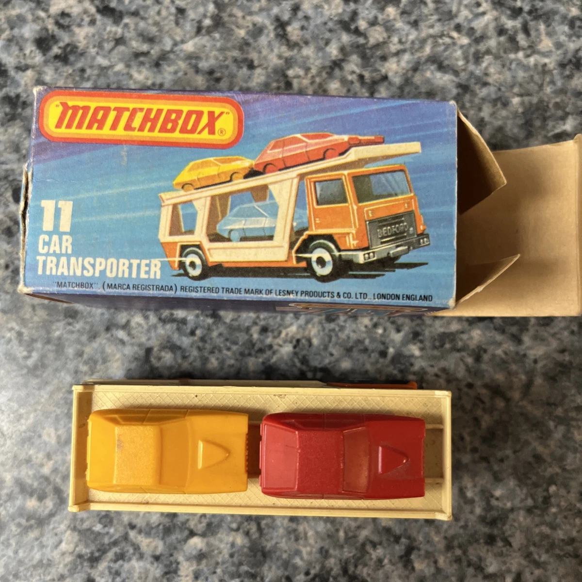 Matchbox Bedford Vintage Manufacture Diecast Car Transporters for