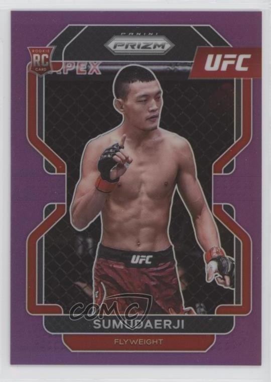 2022 Panini Prizm UFC Purple Prizm 136/149 Sumudaerji #114 08z4