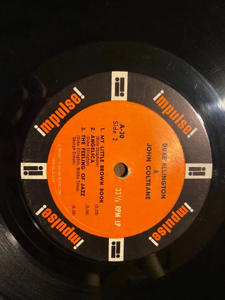 Duke Ellington & John Coltrane – S/T LP [Impulse! A-30 Mono] VG/VG+ Jazz - Image 2 of 4
