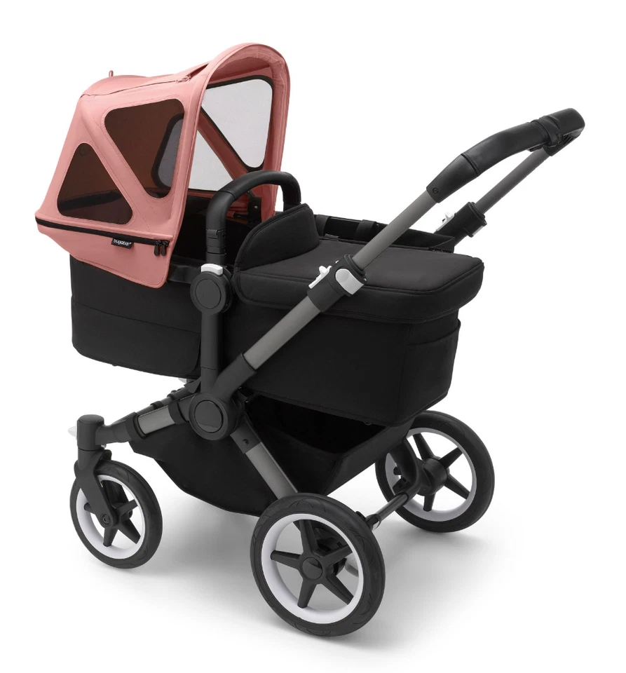 Bugaboo® Donkey Breezy Sun Canopy SUNRISE RED - Novo em folha na caixa! - Imagem 4 de 4