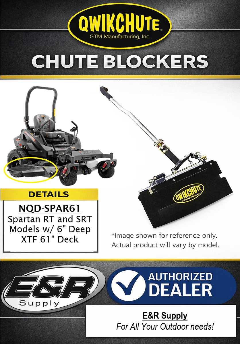 Qwikchute Chute Blocker for Spartan RT & SRT Models w/ XTF 61