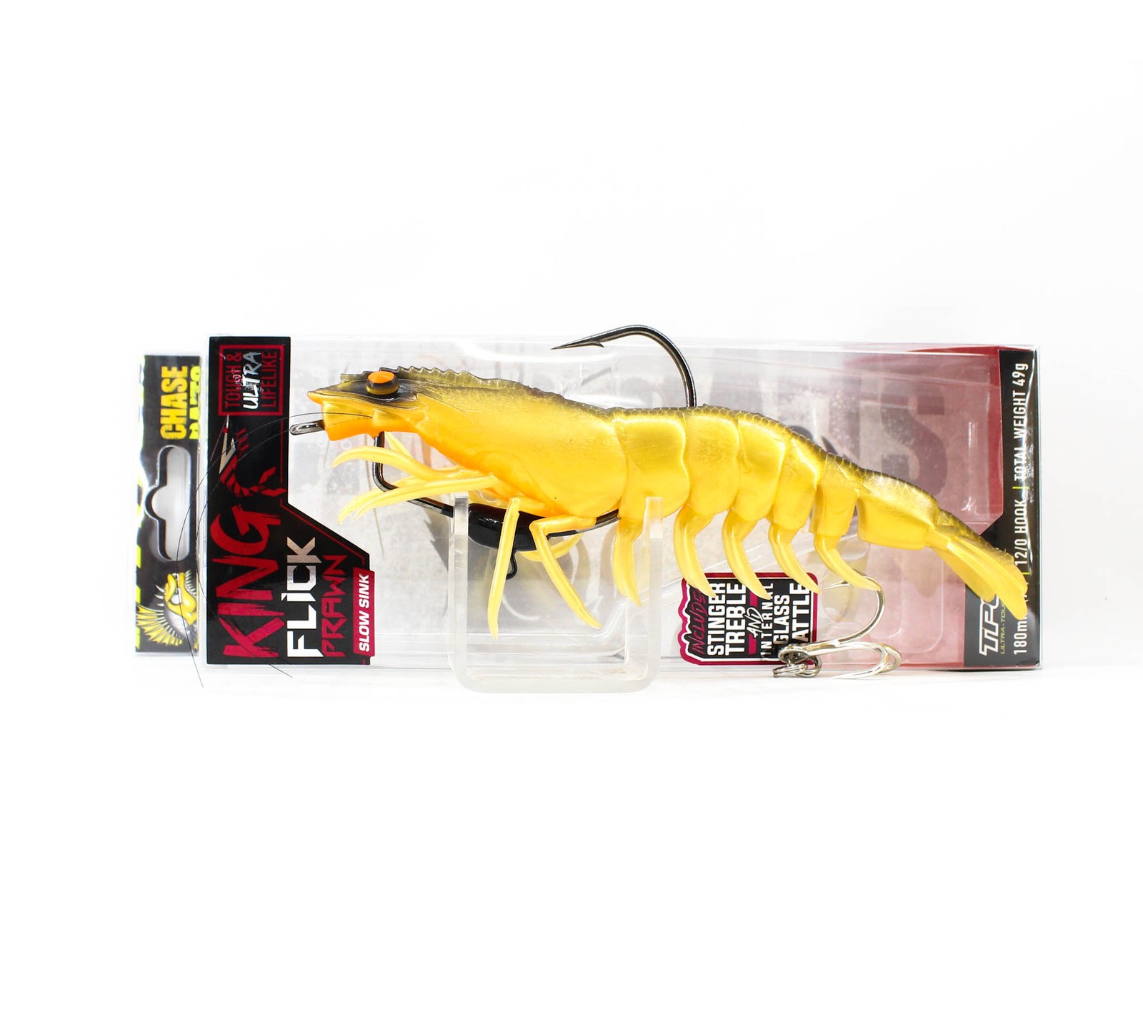 Chasebaits Flick Prawn King 180 mm 49 grams Sinking Lure 10 (6147)