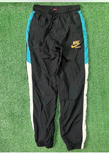 Nike Sportswear Men’s Track Pants M Regular Fit Black Blue White Colorblock