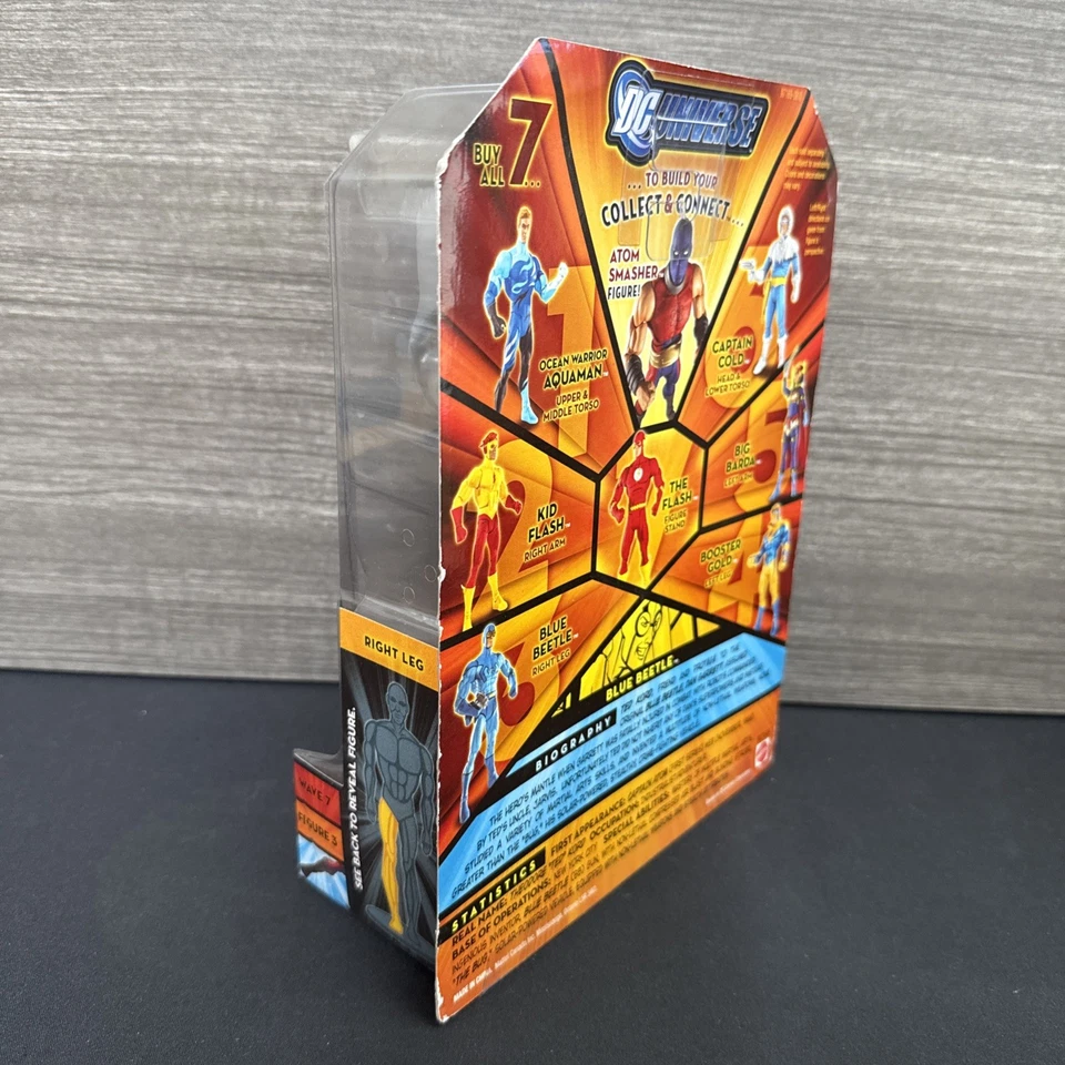 Экшн-фигурка DC Universe Blue Beetle НОВАЯ волна 7 Atom Smasher серия BAF 2008 - Изображение 4 из 4