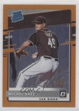 2020 Donruss Optic Rated Rookies Orange Prizm /100 Michel Baez #83 Rookie RC 1u6