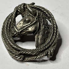 VINTAGE Horse Head Bolo Tie - **CLASP ONLY** ...