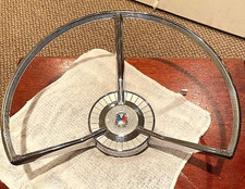 1959 Ford Fairlane Steering Wheel Horn Ring Button 69026 2701133 1959 Ford Fairlane Steering Wheel Horn Ring Button 69026 2701133